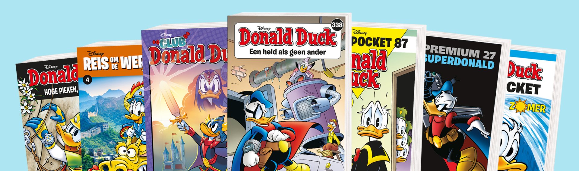 Fecit Vormgevers strips letteren Donald Duck