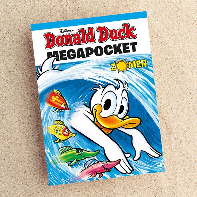 Lettering Disney Donald Duck Zomerpocket